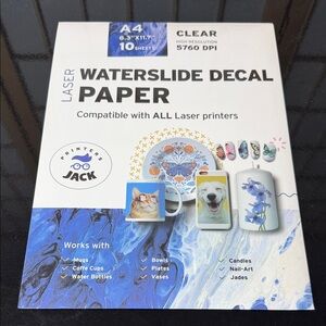 Printers Jack Waterslide Decal Paper